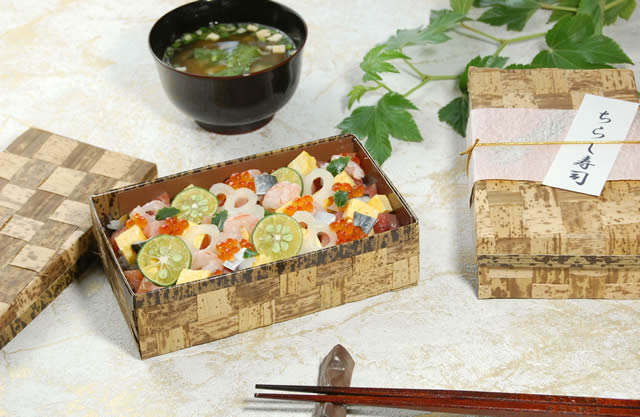 ちらし寿司弁当の写真